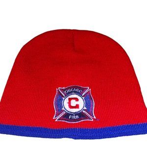Chicago Fire Department Cotton Hat Pro Gear Red and Blue Winter Hat